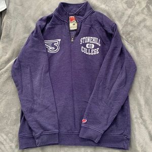 StoneHill College Quarter Zip Sweater